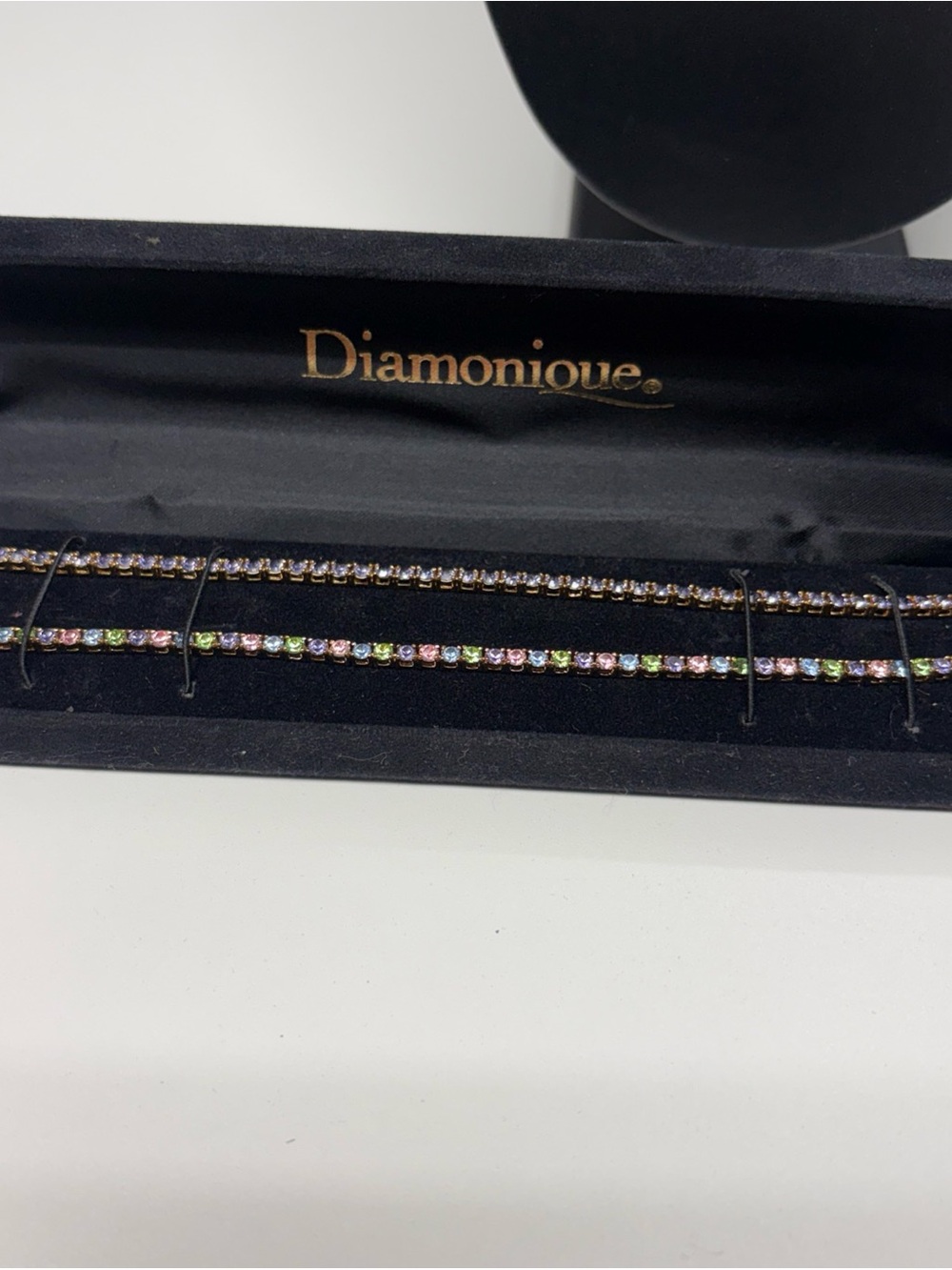 Joan Rivers Multicolor Crystal Tennis Bracelet Set